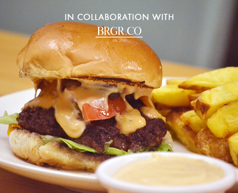 The perfect homemade burger in collaboration with Brgr.Co