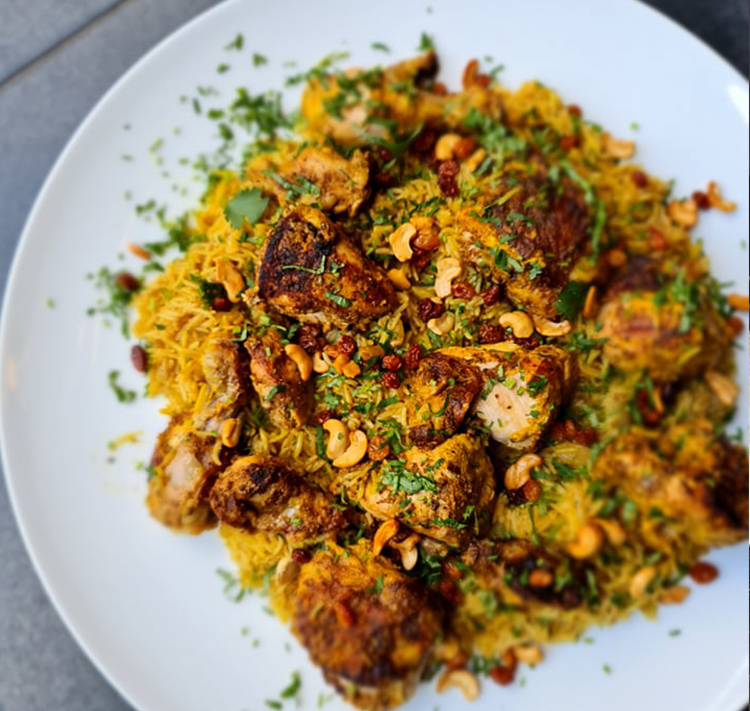Hands-on class: Yemeni Chicken Mandi with Side Daqqus Sauce & Raita Dip