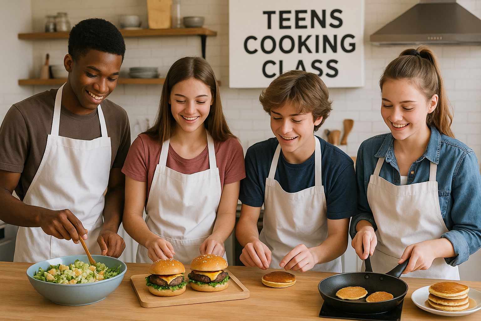Teens Cooking Class 🍔